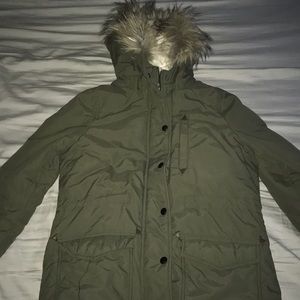 Women’s winter olive green jacket